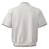 Camiseta de Manga Corta con Borde Cosido Estilo Retro Intelectual de Minoría Down con Diseño Old Money, Algodón Cleanfit