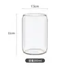 Copo de Coca-Cola Feito de Vidro de Alto Borossilicato, Copo Transparente Alto e Reto para Conteúdo Visível, Adequado para Suco e Bebidas Geladas, com Canudo, Logo e Design Personalizáveis