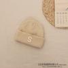 Gorro de lana con piel de melón para niños, estilo coreano, combinable con todo, para otoño e invierno, para niños y niñas, gorro de punto para el frío.