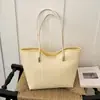 Bolso de Moda Estilo Coreano Textura Tejida Color Sólido Bolso Tote 2026 Otoño Versión Coreana Elegante Gran Capacidad Bolso de Hombro Único