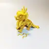 Oferta Especial Caballerizo Bestia Unicornio Impreso en 3D Adornos Lindos Muñeca Juguete 3D Artesanías de Animales Legendarios Coloridas