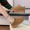 Sandálias Birkenstock Grossas com Forro de Lã e Solado Espesso Estilo Coreano para Mulheres, Novo Estilo Inverno 2026, Cano Baixo, Calor do Nordeste, Sapatos Grandes de Algodão Parecendo Pão