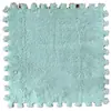 Alfombra de Empalme Nórdica para Sala de Estar del Hogar, Alfombra Pequeña Resistente a Manchas, Manta para Mesita de Noche de Dormitorio, Felpudo para Piso de Habitación, Esterilla de Espuma