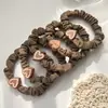 Diadema de Diseño Mismo Corazón de Douyin, Alta Elasticidad, Goma para el Cabello Intestino Grueso, Banda de Goma, Lazo para el Cabello, Accesorio para Cola de Caballo Alta