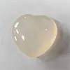 Amazon Cristal Natural 2cm Colgante Piedra Lisa Amor Forma de Corazón Adornos Corazón de Melocotón Artesanía de Gemas Corazón de Melocotón No Poroso