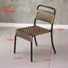 Cadeira Pequena de Rattan para Casa Encosto de Cadeira Sala de Estar Varanda Lazer Doméstico Cadeira de Rattan Trançada à Mão Banquinho Baixo Cadeira de Jantar Preço Especial