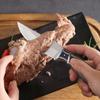 Manípulo de Mão Mongol Carne Aço Inoxidável Portátil Faca para Cortar Carne Faca para Churrasco ao Ar Livre Faca para Carne Bovina e Ovina Faca para Frutas Faca para Carne
