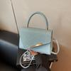 Comércio Exterior Moda Francesa Feminina 2025 Nova Costurada para o Trabalho Simples Tendência Abaixo do Braço Transversal de Mão Pequena Quadrada Bolsa Feminina