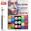 Conjunto de Ferramentas de Pigmento para Pintura Facial Transfronteiriça Pintura Facial Pintura Corporal Materiais Faciais Maquiagem Pigmentos Solúveis em Água para Crianças