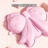 Molde para Pastel con Forma de Lazo de Silicona de Grado Alimenticio Molde de Horneado Estéreo 3D Hecho a Mano Mousse Molde de Chocolate para el Día de San Valentín de 6 Piezas