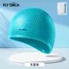 Nueva gorra de natación para mujer de pelo largo, gorra de natación de gota de agua, unisex, impermeable, no apretada, gorra de natación de silicona al por mayor