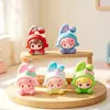 Pintura al tacto PaPa Conejo Conejo Adorno de Resina Lindo Kawaii Gránulos Caja Sorpresa Figura de Juego de Moda Adorno Caja Sorpresa Linda Regalo