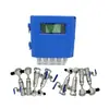 Medidor de Flujo Ultrasónico Multicanal, Tipo de Inserción en Tubería, Montaje Externo, Canal Único/Doble/Triple/Cuádruple, Medidor de Calor por Onda Sonora
