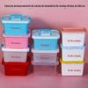 100 Bolinhas de Lavar caixa de armazenamento caixa de embalagem plástica selada caixa plástica bolinhas caixa de armazenamento de mesa caixa plástica
