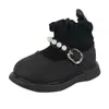 Zapatos de Moda para Niños Pequeños 2025 Modelos Otoño e Invierno para Niñas, Zapatos Cálidos Casuales para Niños Pequeños con Forro de Felpa, Zapatos Versátiles para Niños Pequeños