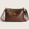 Bolso Cruzado de Cuero Suave para Mujer Transfronterizo 2024 Nuevo Estilo Simple Ligero Multicapa Gran Capacidad Bolso de Hombro para Mamás de Mediana Edad