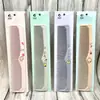 Peine de Dibujos Animados Nuevo Peine Engrosado con Ventosa Peine de Peluquería Moderno Línea Frontal Placa Coreana Peine de Silicona Caja de Plástico Peine Engrosado