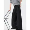 Pantalones de Pierna Ancha Holgados de Estilo Old Money con Pliegues y Rayas Verticales para Hombre y Mujer, Nuevos de Primavera/Verano, Modernos, de Alta Gama, Casuales