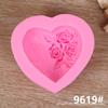 Atacado de fabricantes decoração de bolo rosa amor silicone líquido forma de bolo açúcar giratório ferramentas de panificação