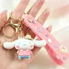 Llavero Colgante de Dibujos Animados Sanrio de Siete Piezas de My Melody y Cinnamoroll para Hombres y Mujeres, Accesorios para Llavero de Mochila y Coche