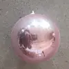 Decorações de Natal mais vendidas transfronteiriças conjunto de bolas de Natal 5/6/8cm bolas plásticas coloridas galvanizadas enfeites para árvore de Natal
