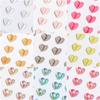 Venda quente transfronteiriça resina Aurora joias fofas para unhas coração de pêssego amor capa de telefone decorações de unhas materiais artesanais