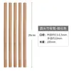 Canudo de Bambu Não Descartável Bambu Biodegradável Planta Natural Feito Sob Medida Bambu Ângulo Boca Reta Canudo para Beber