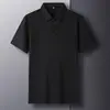 Camisa Polo Masculina TikTok Verão 2023 Casual Masculina Jacquard Lel Incognito Manga Curta Camiseta para Cabelo
