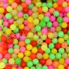 1000 Granos Redondos de Pesca Coloridos Frijol de Colisión Equipo de Pesca Suministros de Pesca Señuelo Luya Cuentas Retenedoras de Señuelos Cuentas de Plástico