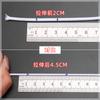 Zhengfa em estoque corda elástica alta elasticidade látex seda fita elástica acessórios para roupas corda elástica preto e branco redondo solto