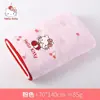 Falda de Baño de Felpa Coral Serie Cereza Hello Kitty, Ponible y Envolvente, Absorbente y de Secado Rápido, Bonita Bata Estilo Princesa