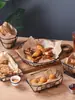 Cesta para Batatas Fritas, Cesta para Lanches, Cesta Criativa para Frango Frito, Cesta para Lanches, Prato para Comida Frita, Prato para Batatas Fritas de Loja de Chá com Leite, Louça Comercial