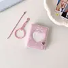 Álbum de Fotos Mini Coração Estilo Coreano Coleção Livro de Armazenamento de Cartões de Ídolos Pingente Display de Fotos Polaroid Capa Protetora