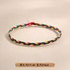 Pulseira de Corda Colorida do Festival do Barco Dragão Corda Vermelha Tecida à Mão Infantil Bebê Pequeno Zongzi Corda de Mão Presente de Lote Festival de Maio