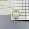 Desenho Animado Estilo Ano Novo Dança do Leão Kt Cat Acessórios de Resina DIY Grampo de Cabelo Artesanal Capa de Celular Ímã de Geladeira Chaveiro Materiais