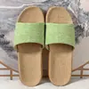 Zapatillas de Lino Eva Nuevas de Cuatro Estaciones para Mujer Uso en Casa de Verano para Parejas Sandalias Antideslizantes de Suela Suave para Hombre