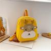 Mochila Escolar Pequena de Desenho Animado para Jardim de Infância 3-6 Anos Bebê Masculino e Feminino Mochila Fofa Moda Lona Cor de Contraste Mochila Infantil