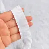 Encaje de Borla de Poliéster de Color de 2.5cm Crin de Caballo DIY Cabeza de Tigre Zapatos Pendientes Hilo de Bordar Borlas Accesorios de Ropa