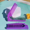 Peine Plegable de Plástico, Compacto y Portátil, Ideal para Viajes, Especialmente Diseñado para Niñas Jóvenes, Peine Masajeador de Doble Propósito, Suministro Directo de Fábrica, Cuidado del Cabello
