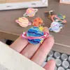 Broche Planeta Dibujo Animado Creativo Ocho Planetas Insignia de Metal Accesorios Pin para Bolso Joyería Linda Accesorios Venta al por Mayor