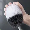 Escova Sanitária Estilo Japonês Sem Cantos Mortos, Escova Sanitária com Cerdas Neutras, Escova de Limpeza de Vaso Sanitário, Escova Sanitária para Banheiro de Hotel