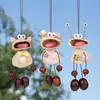 Colgantes de Muñeca de Cáscara de Nuez Terminados DIY Hechos a Mano Amuletos para Bolsos de Muñeca de Vaina Campanillas de Semilla Natural Adornos Venta al por Mayor