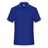 Camisa Polo de Manga Corta con Cuello de Algodón Peinado Camisa Publicitaria Camiseta Ropa para Grupo Ropa de Cultura Corporativa Bordada Logo Impreso Personalizado