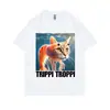 Camiseta de Verano Divertida con Meme de Gato Trippi Troppi Brainrot Italiano