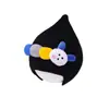 Nuevos Sombreros de Otoño e Invierno Estilo Coreano para Niños y Niñas, Lindos Sombreros de Oruga de Dibujos Animados a Prueba de Viento y Cálidos con Protección para los Oídos para Bebés