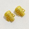 Sha Jin Uma peça Cabeça de Buda Tríplice Wen Pulseira de Jogo Contas de Buda Bodhi DIY Acessórios Dourados Vajra Dorje Coroa Nuvem Traseira Cordão