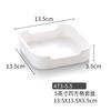Plato Rectangular Engrosado y Resistente a Caídas Yangge con una Ranura para Bolas de Res para Hot Pot, Guarniciones, Sangre de Pato, Brochetas para Barbacoa