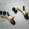 Clipe de leite dourado divertido SM preto pequeno com corrente dois clipes de peito de cabeça dupla Mimi Clip leite produtos sexuais adultos