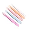 Pinzas de Plástico Pestañas Postizas Belleza Pestañas Adhesivo Doble Pestaña Clip Tenedor Auxiliar Pinzas Belleza Clip de Plástico