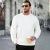 2026 Nueva Ropa Masculina Transfronteriza de Amazon Otoño Jacquard Europeo y Americano Top Casual Deportivo de Cuello Redondo para Hombre